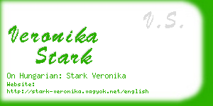 veronika stark business card